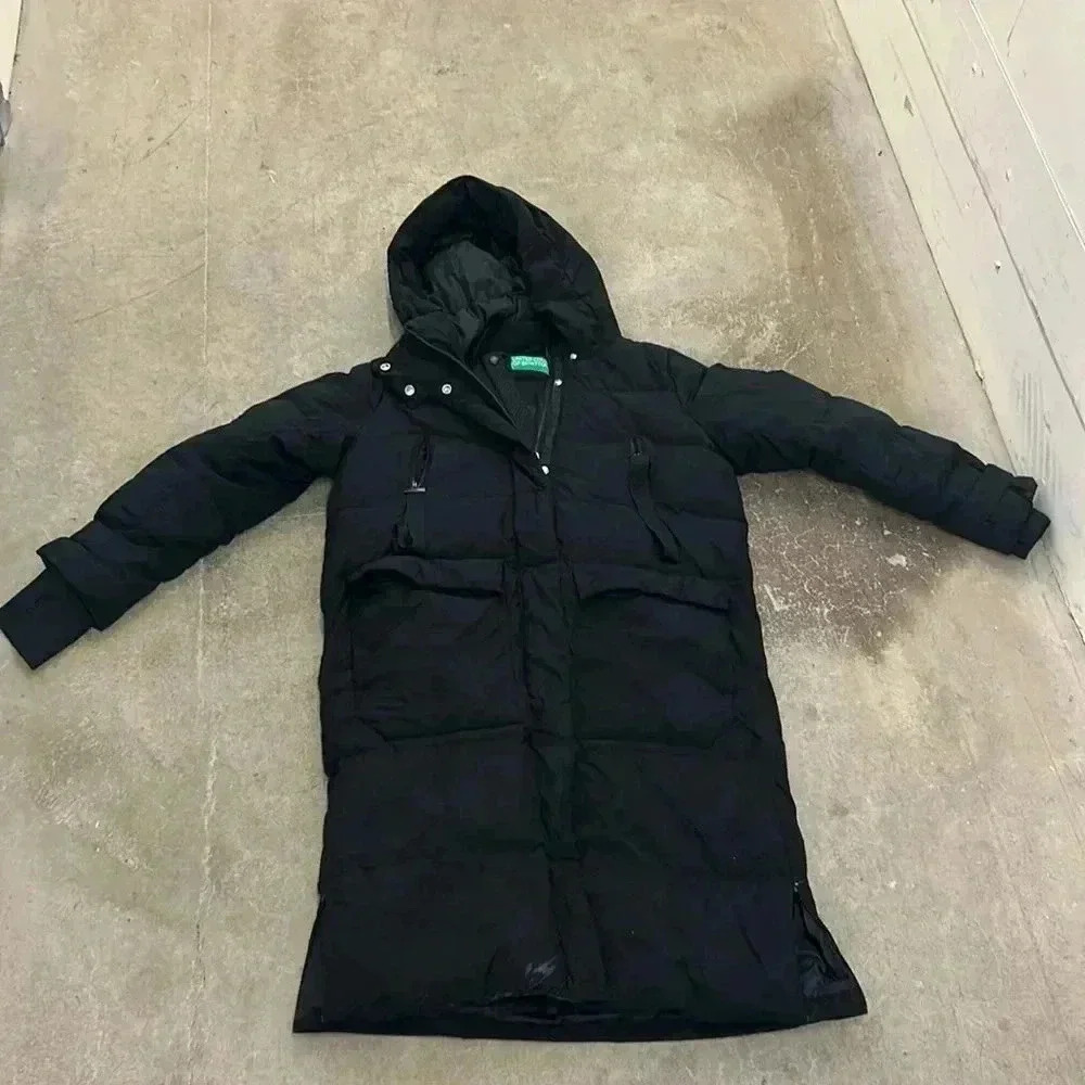 Benetton long down winter‎ puffer  coat